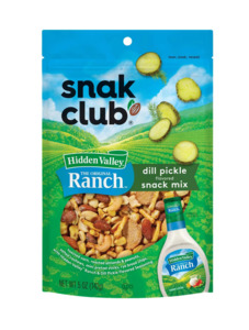 Snak Club Hidden Valley Ranch Dill Pickle Snack Mix - 5oz