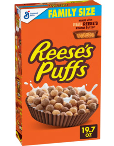 General Mills Family Size Reeses Puffs Cereal - 19.7oz