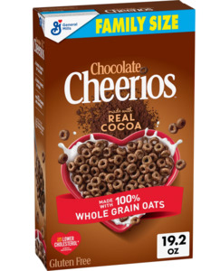 General Mills Family Size Chocolate Cheerios Cereal - 19.2oz