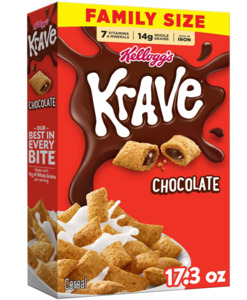 Kellogg's Krave Breakfast Cereal - 17.3oz