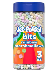 Jet-Puffed Bits Rainbow Marshmallows - 3oz