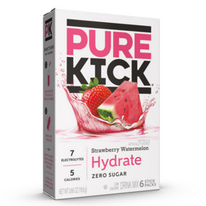 Drinks: Pure Kick Strawberry Watermelon Hydration Drink Mix