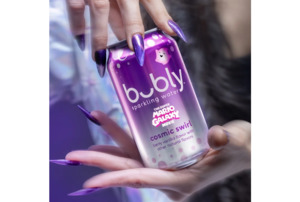 Drinks: bubly Sparkling Water, The Super Mario Galaxy Movie Cosmic Swirl 12fl oz Can
