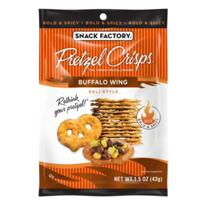 Snacks 1: Snack Factory Pretzel Crisps Buffalo Wing 1.5oz