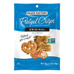 Snacks 1: Snack Factory Pretzel Crisps Original 1.5oz