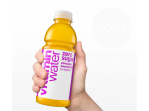 New In Stock: vitaminwater Re-Hydrate Pineapple Passionfruit Zero Sugar Flavored Water 16.9fl oz