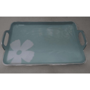 Rectangle Tray with Flower The Joneses Home Staging