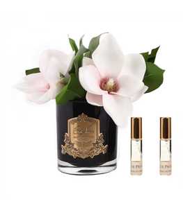 Cote Noire - Perfumed Magnolias in Black Glass - Ivory The Joneses Home Staging