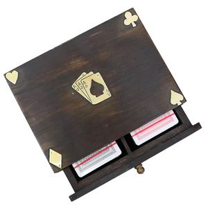 Antique Card Box with cards The Joneses Home Staging