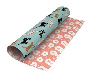 Cinnamon Blue Cats Double Sided Gift Wrap The Joneses Home Staging