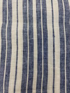 Mid Blue and White Multi Striped Napkin 50cm The Joneses Home Staging