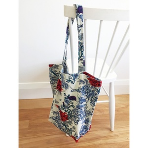 Red Peony Tote Bag The Joneses Home Staging
