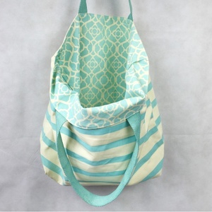 Shell Striped Tote Bag The Joneses Home Staging