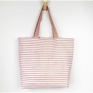 Hazelnut Striped Tote Bag The Joneses Home Staging