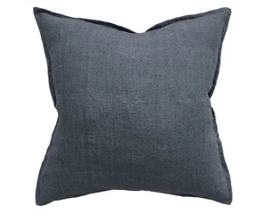 Cassia Cloudburst Square Cushion 100% Linen The Joneses Home Staging