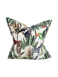 Wild Life Animals in Jungle Cushion Cover - COVER ONLY The Joneses Home Staging