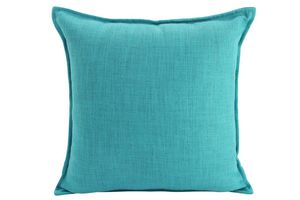 Turquoise Linen Cushion 55 x 55 The Joneses Home Staging