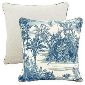 Tropic Hamptons Linen Cushion Cover The Joneses Home Staging
