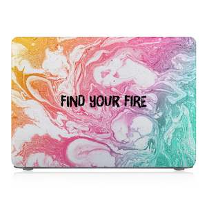 Macbook Case - Positive Quote - Find Your Fire