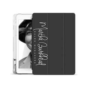 iPad SeeThru Case - Signature with Occupation 37