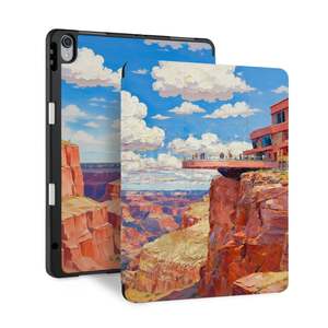Ipad Pro M4: iPad Trifold Case - US Famous Attractions