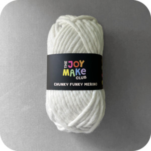 Yarns: Chunky Funky Merino - Cloud Nine White