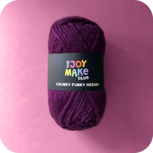 Yarns: Chunky Funky Merino - Plum Pie