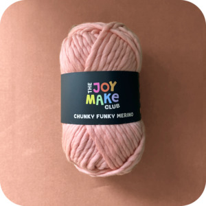 Yarns: Chunky Funky Merino - Peach Fizz