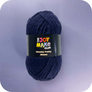 Chunky Funky Merino - All Navy Baby