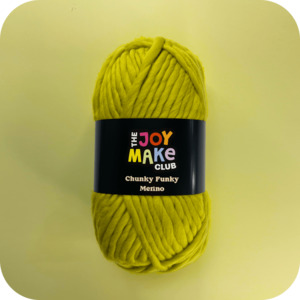 Yarns: Chunky Funky Merino - 'S-lime Sublime'