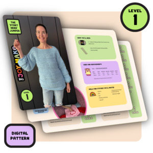 Total Newbie Knit Kits: // Digital Pattern // Start Here Jumper