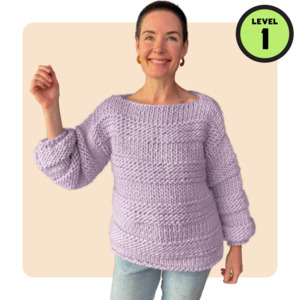 Total Newbie Knit Kits: // Merino Knit Kit // START HERE Jumper