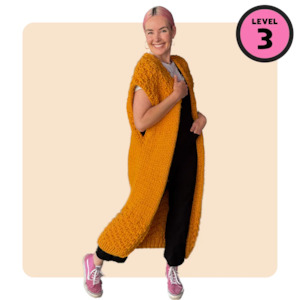 Confident Beginner: // Merino Knit Kit // Kate Moss Cardi Coat