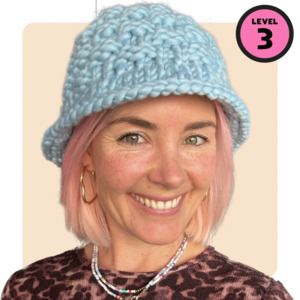 Confident Beginner: // Merino Knit Kit // Kate Moss Bucket Hat