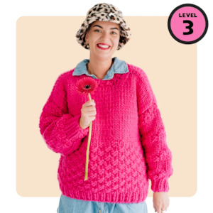 // Merino Knit Kit // Kate Moss Oversized Sweater