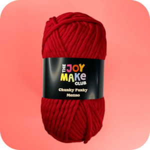 Yarns: Chunky Funky Merino - Racing Car Red