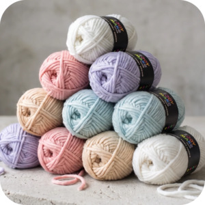 Yarns: Chunky Funky Merino - Pastel Perfection 10 Ball Box
