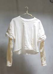T Shirt: T â¦.. Shirt Crop (with silk shirt arms)