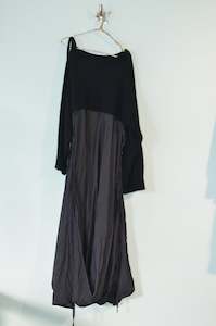Nine of 24 U Possum Arms— SILK PULLY DRESS WITH OVER ARMS