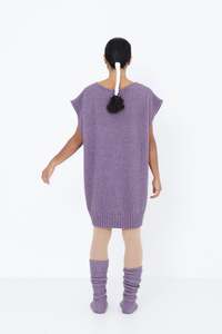 Possum Merino Permanent Collection: U Vest - Lavender [ PRE ORDER ]