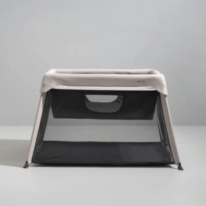 Cots Mattresses: Silver Cross Slumber Travel Portacot - Stone