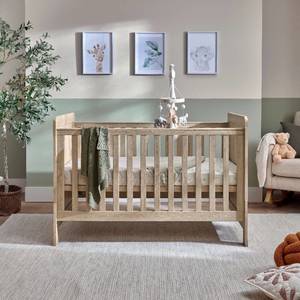 Cots Mattresses: Mamas and Papas Atlas Oak Cot | Toddler Bed *CLEARANCE*