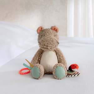 End Of Season Sale: Mamas and Papas Soft Activity Toy - Henry Hippo