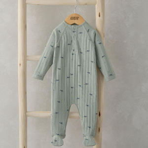 All In Ones: Mamas and Papas Whale Ribbed Onesie