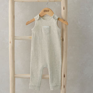 Rompers: Mamas and Papas Organic Cotton Oatmeal Romper