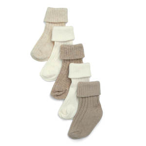 Footwear Socks: Mamas and Papas Sand Socks - 5 Piece Pack