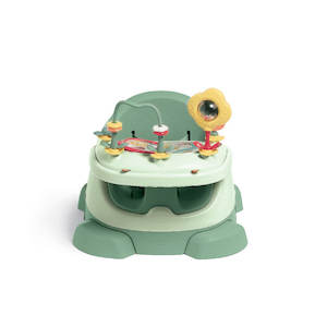 Baby Floor Seats: Mamas and Papas Bug 3-in-1 Floor & Booster Seat with Activity Tray - Eucalyptus - NEW Stock Due Early Feb
