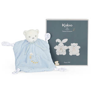 Eos Toys: Kaloo Blue Bear Knots Doudou Comforter