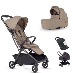 Travel Strollers: Silver Cross Nia Carrycot Bundle - Champagne