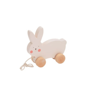 Bubble: Bubble Wooden Rabbit Pull Along Toy